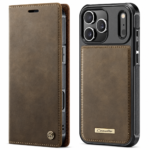CaseMe C49 Wallet-Hülle in Braun – bereinigte Produktansicht