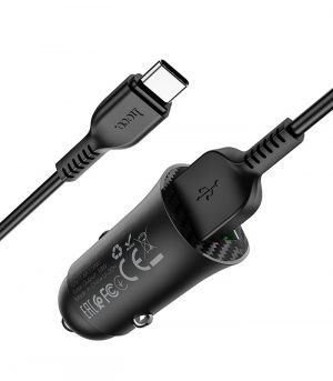 hoco-z39-farsighted-dual-port-qc3.0-car-charger-set-with-type-c-cable-specs